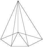 Pyramider deles opp i trekantede pyramider.